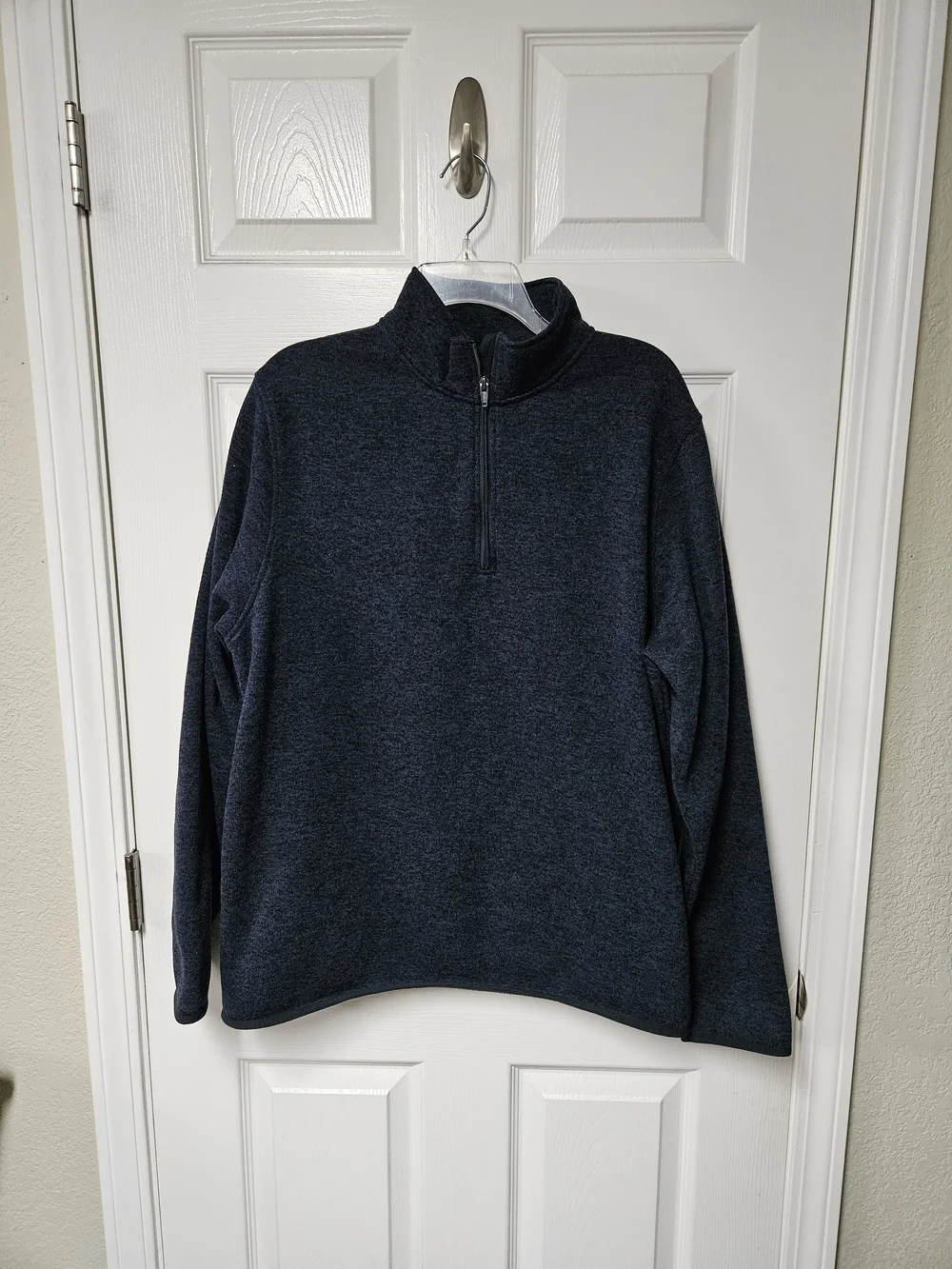 J. Crew Men's Half-Zip Sweater - Navy Heather